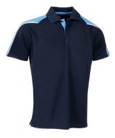 QEHS Unisex Navy Contrast Polo Shirt (Compulsory)